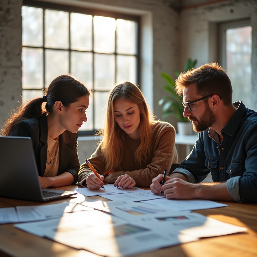 Ledgerisum educational session with young adults in modern learning space